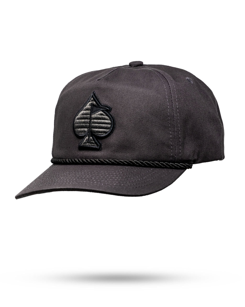 Pins and Aces Heritage Rope Hat - Charcoal — main product shot