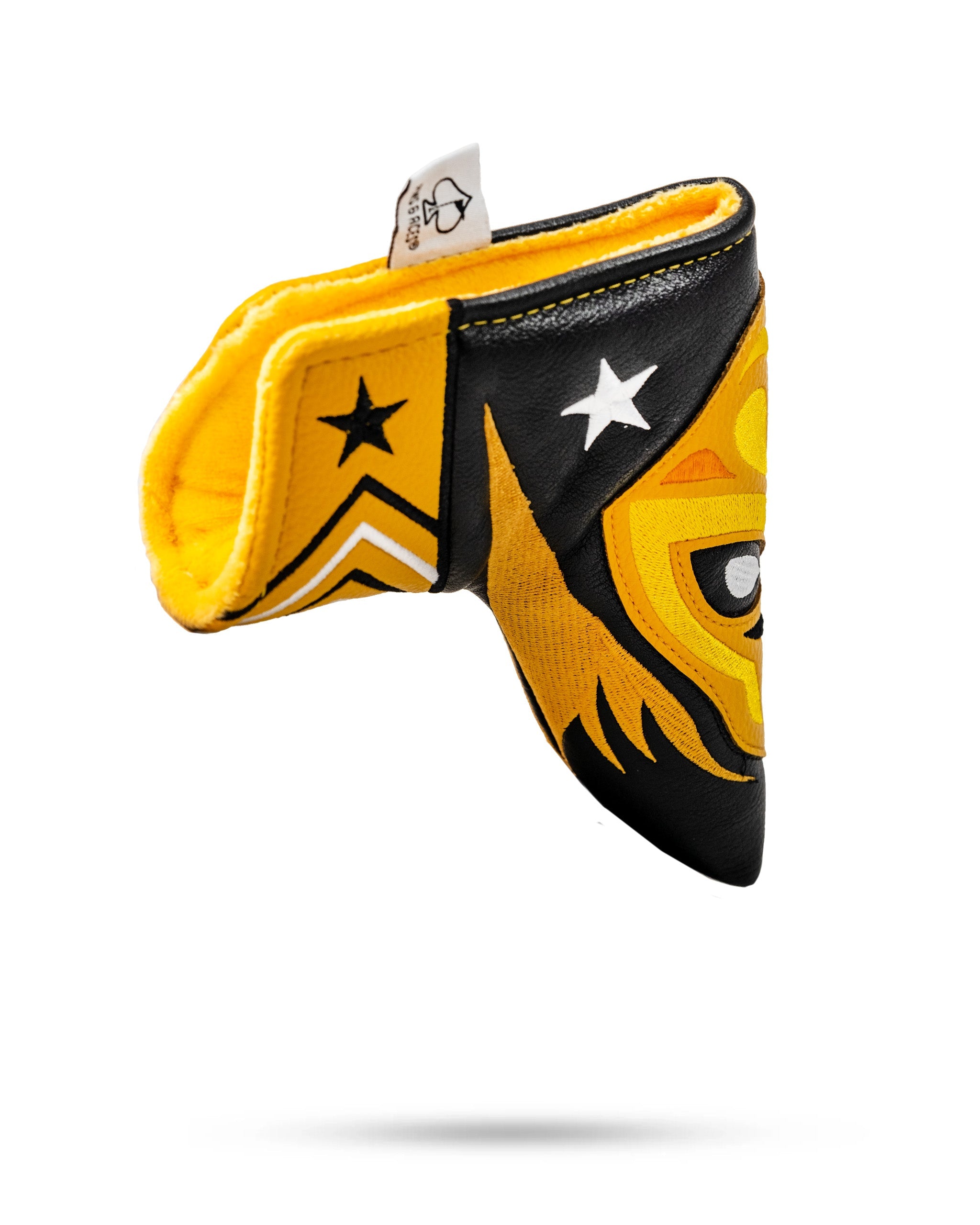 Pins and Aces Lucha Libre Mask - Blade Putter Cover — back view
