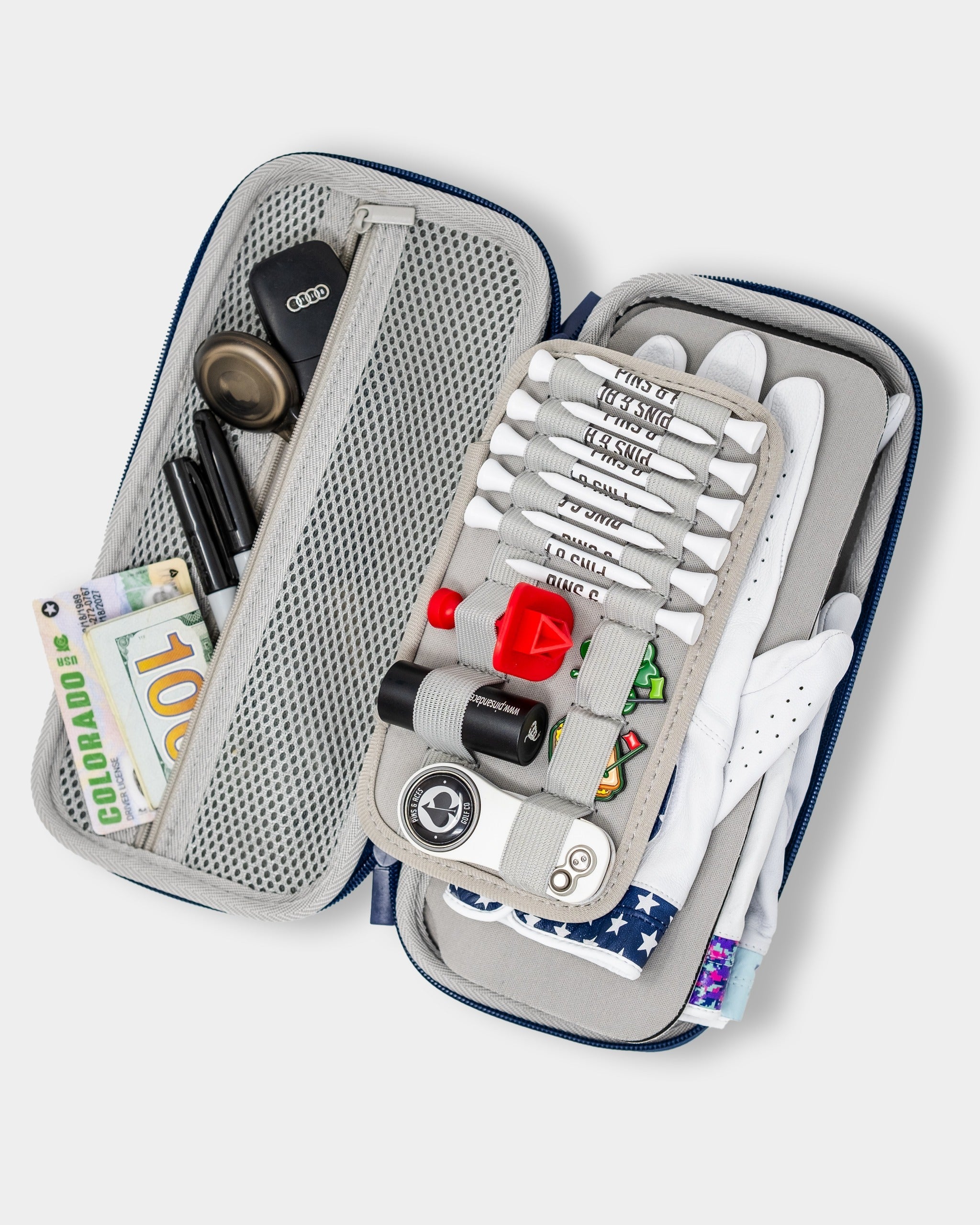 Pins and Aces Glove & Accessory Caddie - Black — lifestyle context