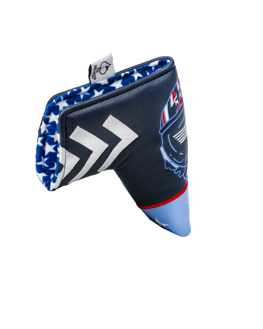 Pins and Aces Top Gun - Maverick Blade Headcover — lifestyle context