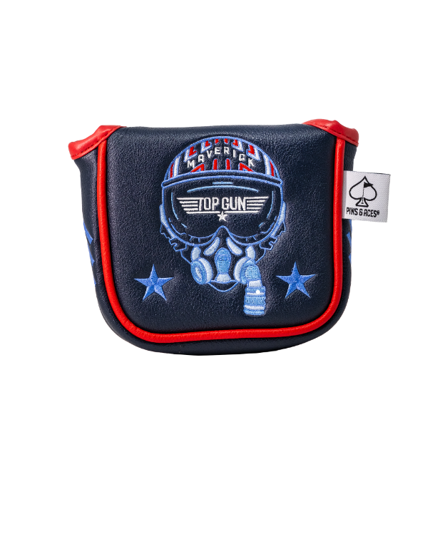 Pins and Aces Top Gun - Maverick Mallet Headcover — construction detail