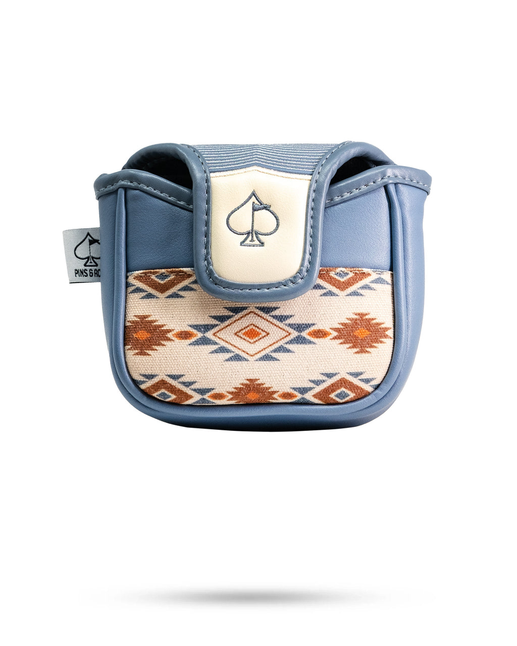 Pins and Aces Western Aesthetic - Mallet Putter Cover — back view