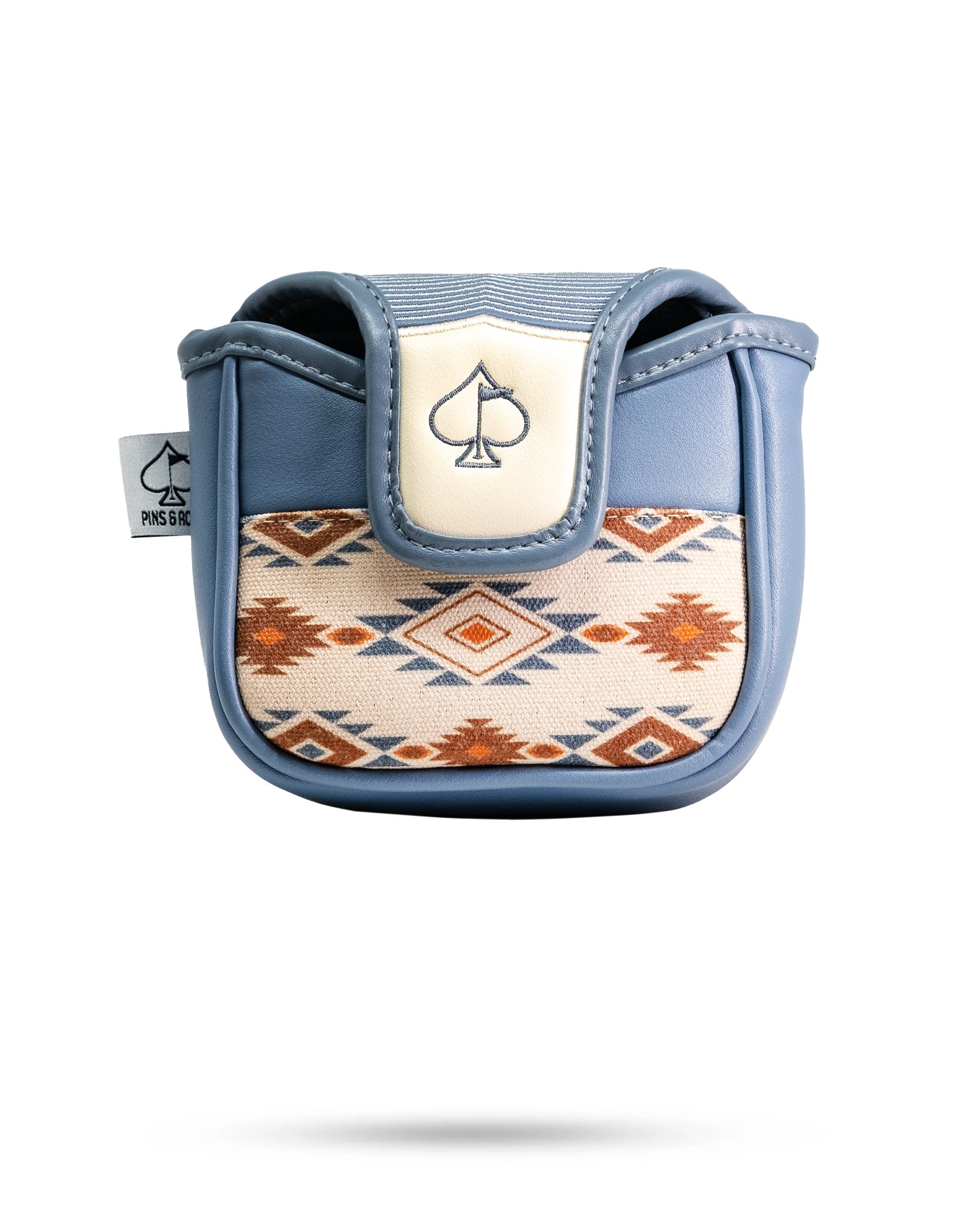 Pins and Aces Western Aesthetic - Mallet Putter Cover — back view