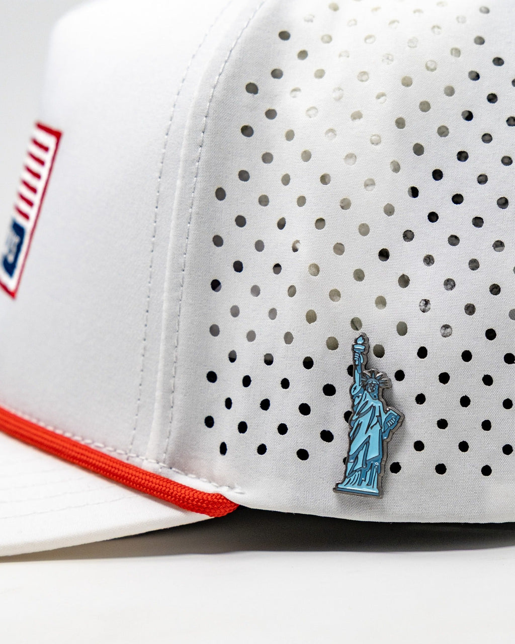 Pins and Aces Perforated Rope Hat - USA — alternative angle