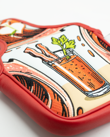 Pins and Aces Bloody Mary - Mallet Putter Cover — side view