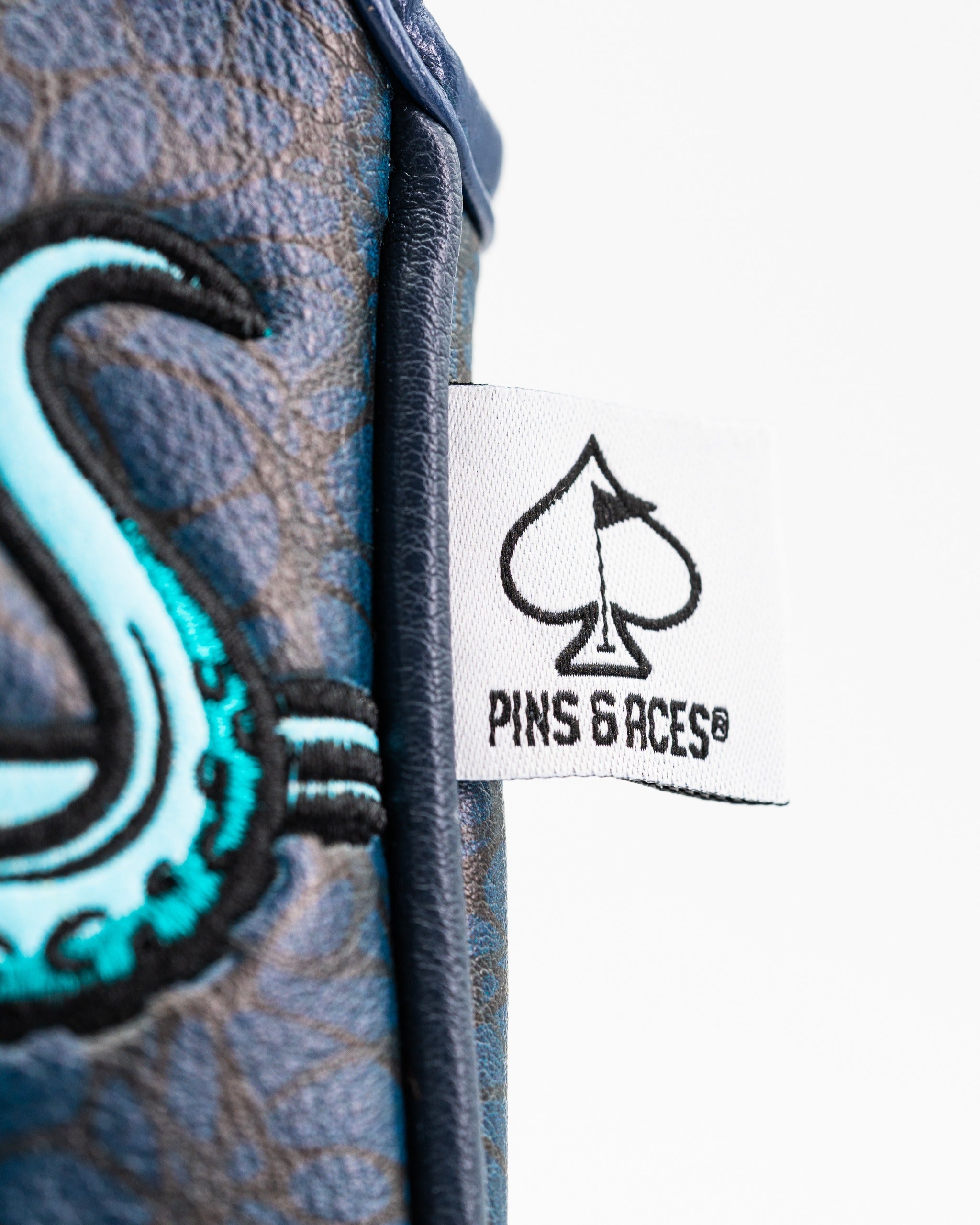 Pins and Aces Kraken - Mallet Putter Cover — color detail