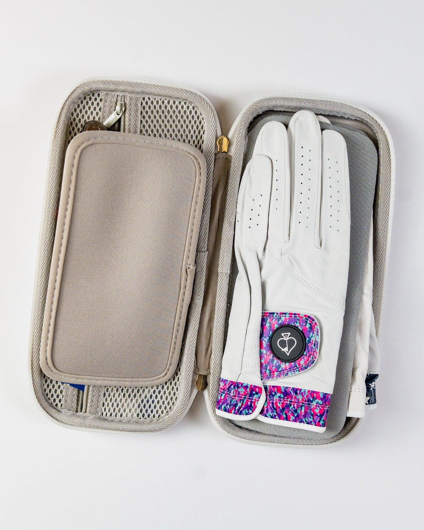 Pins and Aces Glove & Accessory Caddie - Gray — comparison shot