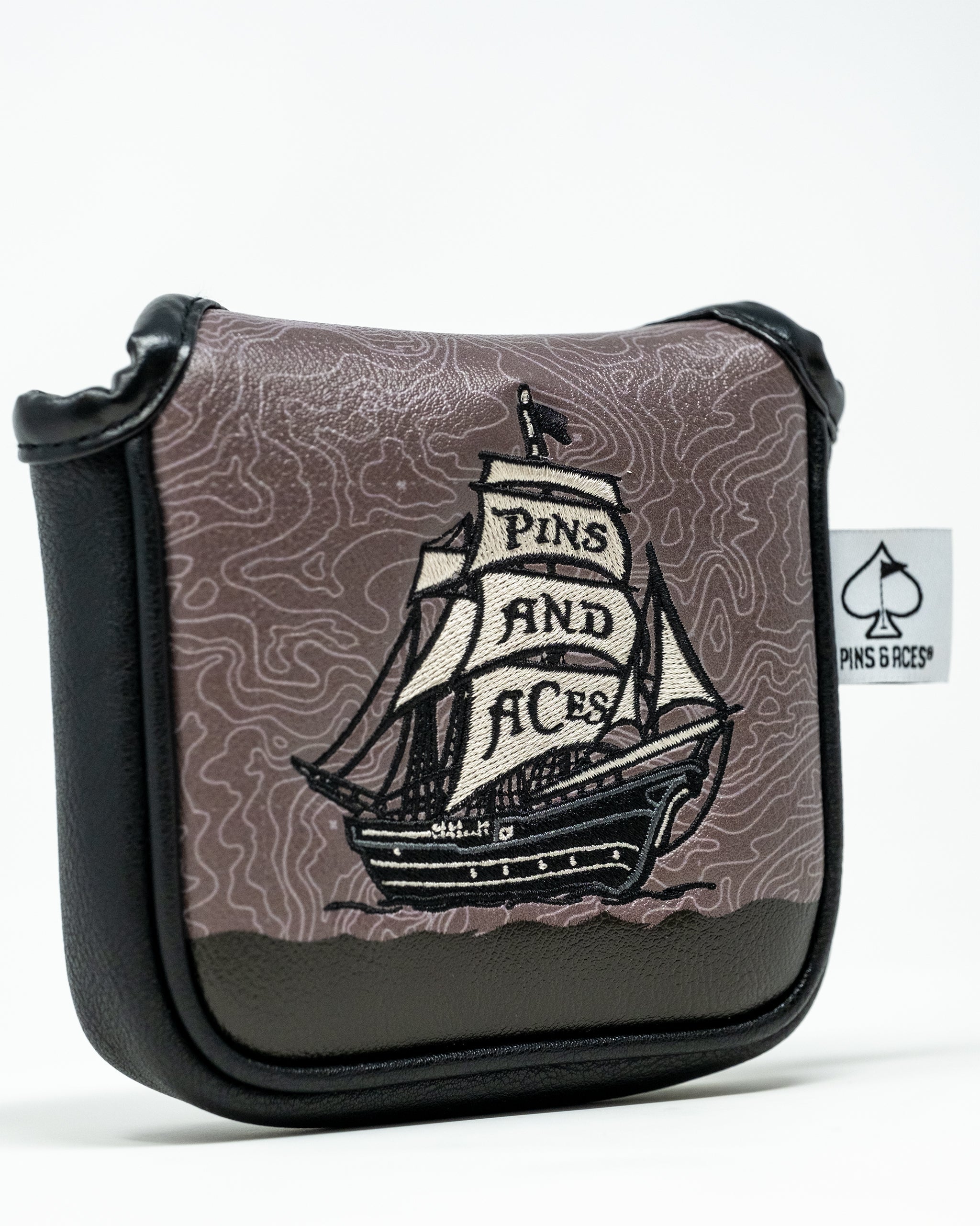 Pins and Aces Pirate - Mallet Putter Cover — packaging