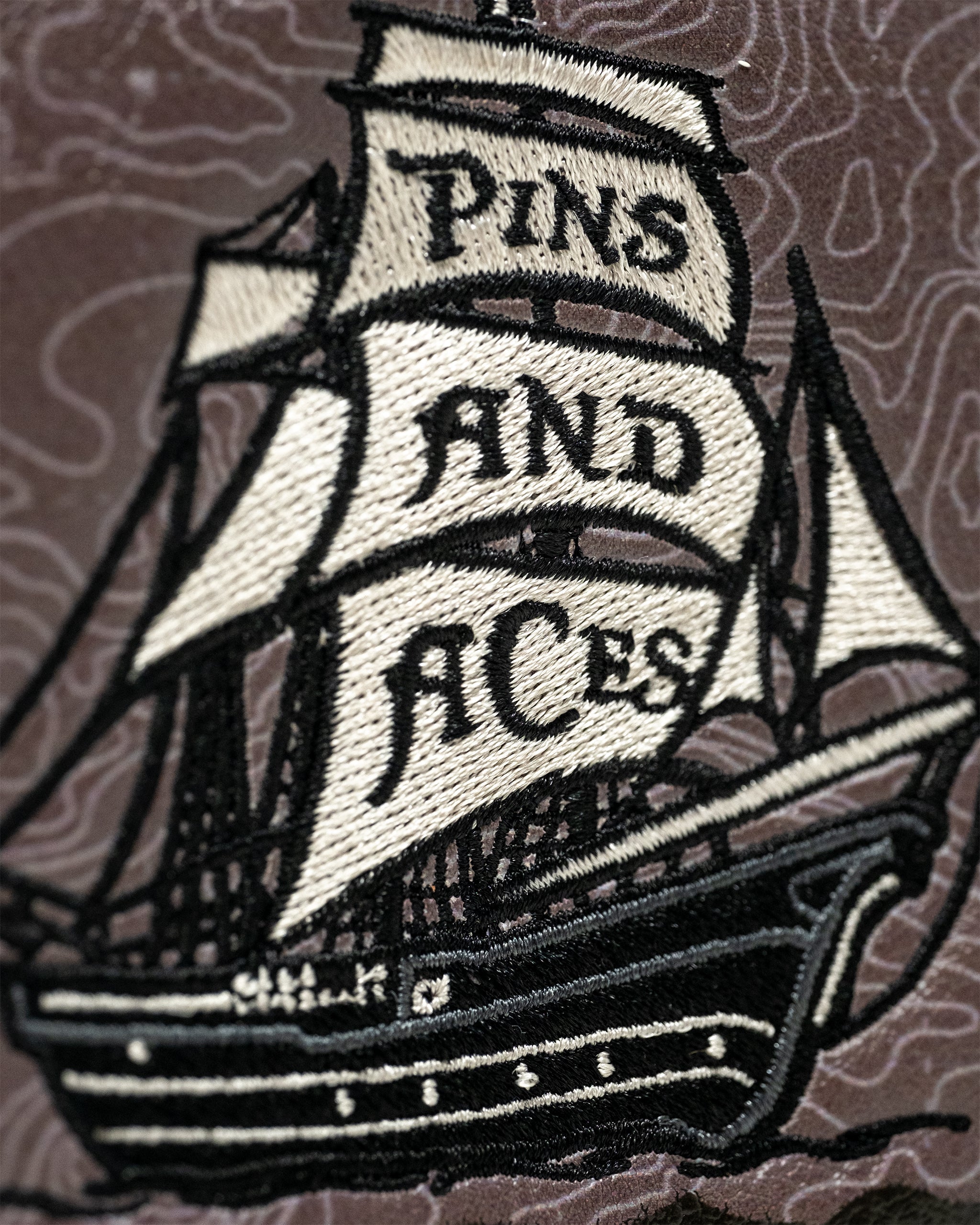 Pins and Aces Pirate - Mallet Putter Cover — color detail