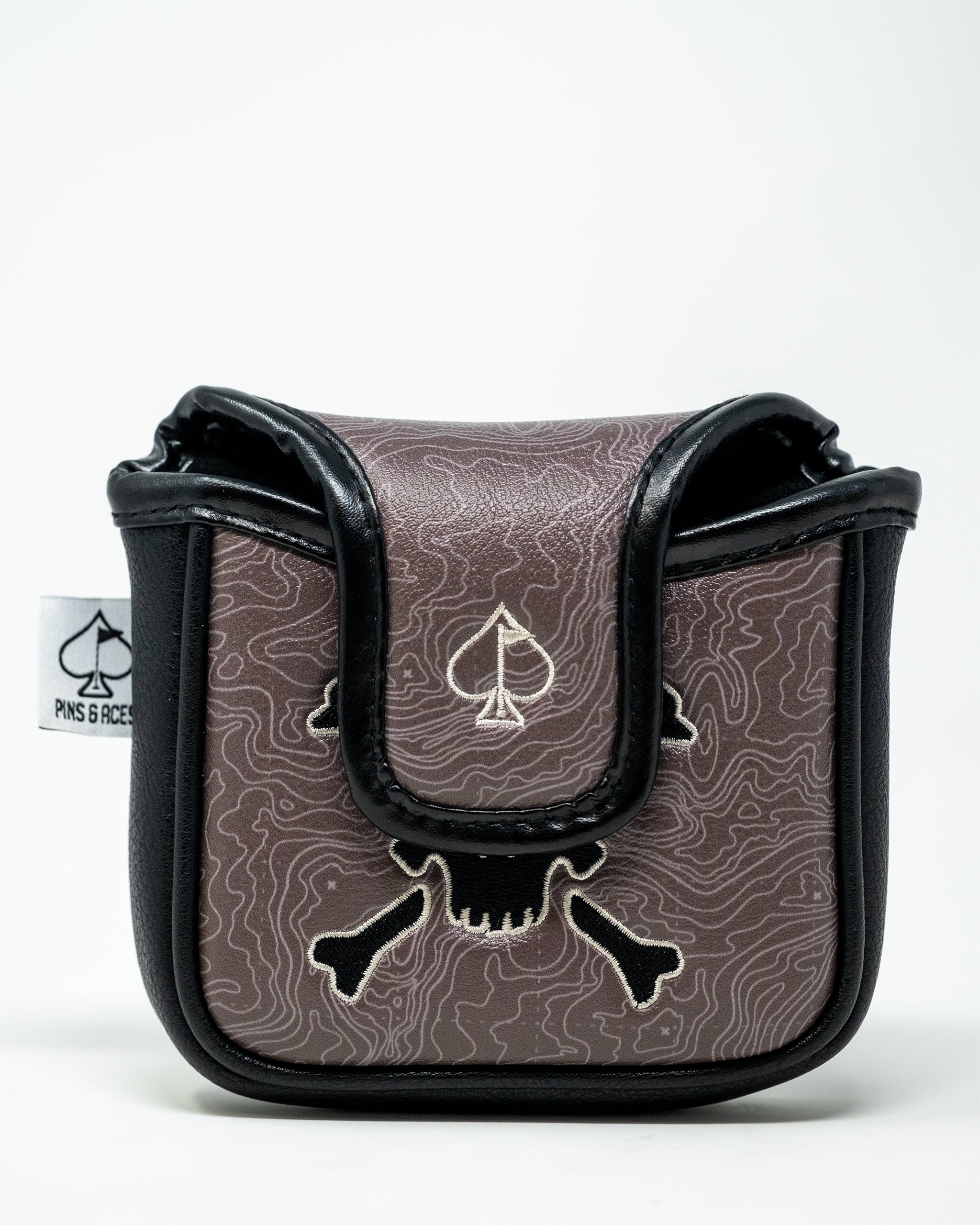 Pins and Aces Pirate - Mallet Putter Cover — comparison shot