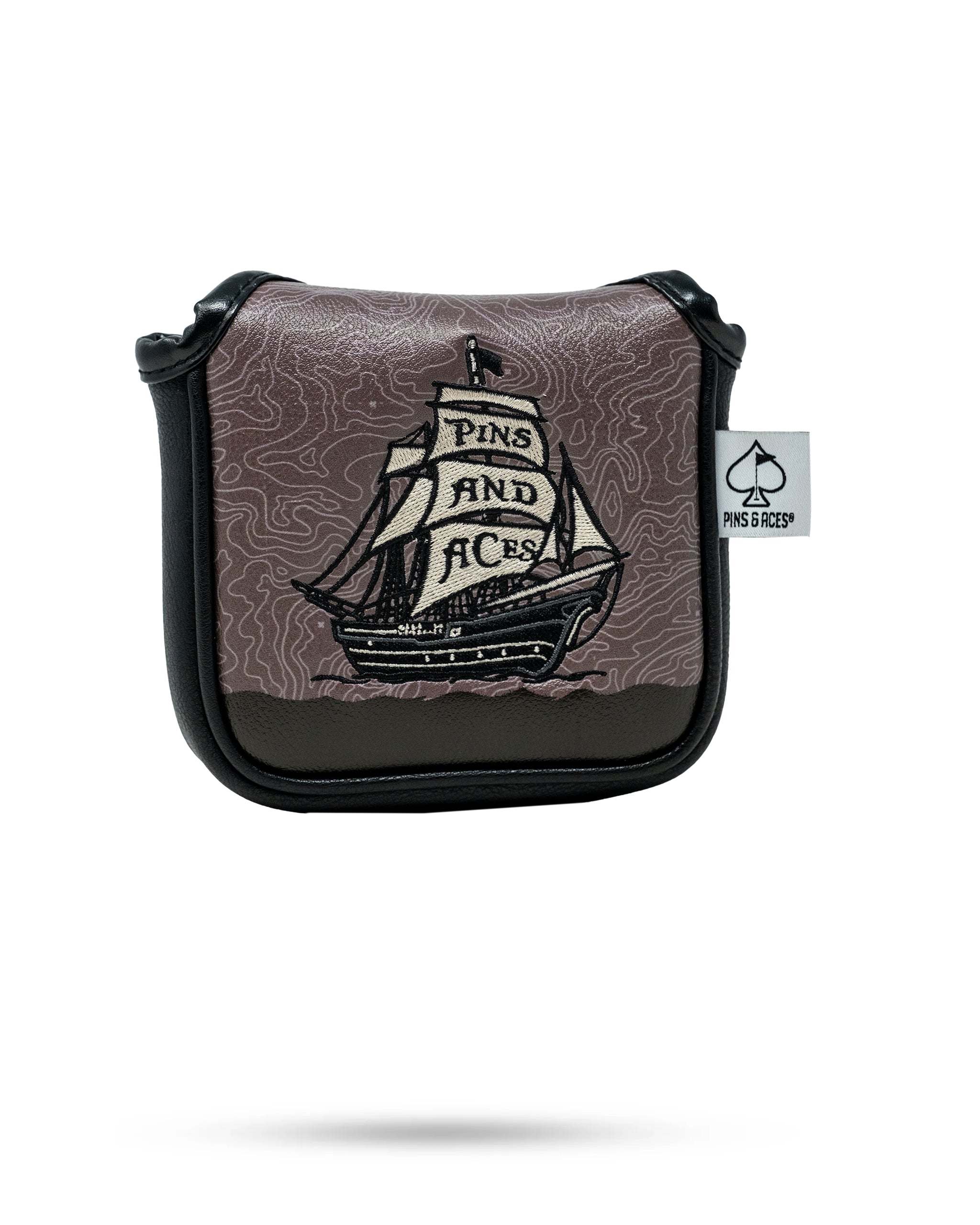 Pins and Aces Pirate - Mallet Putter Cover — in-use photo