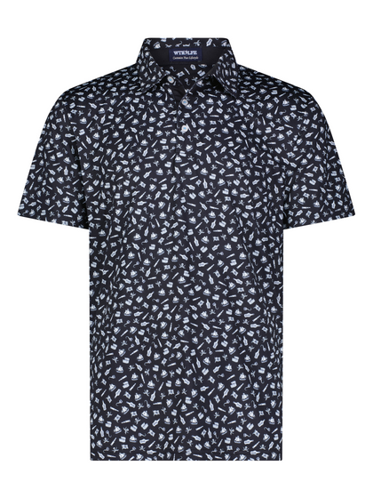 White Water Life Pirate Polo — main product shot