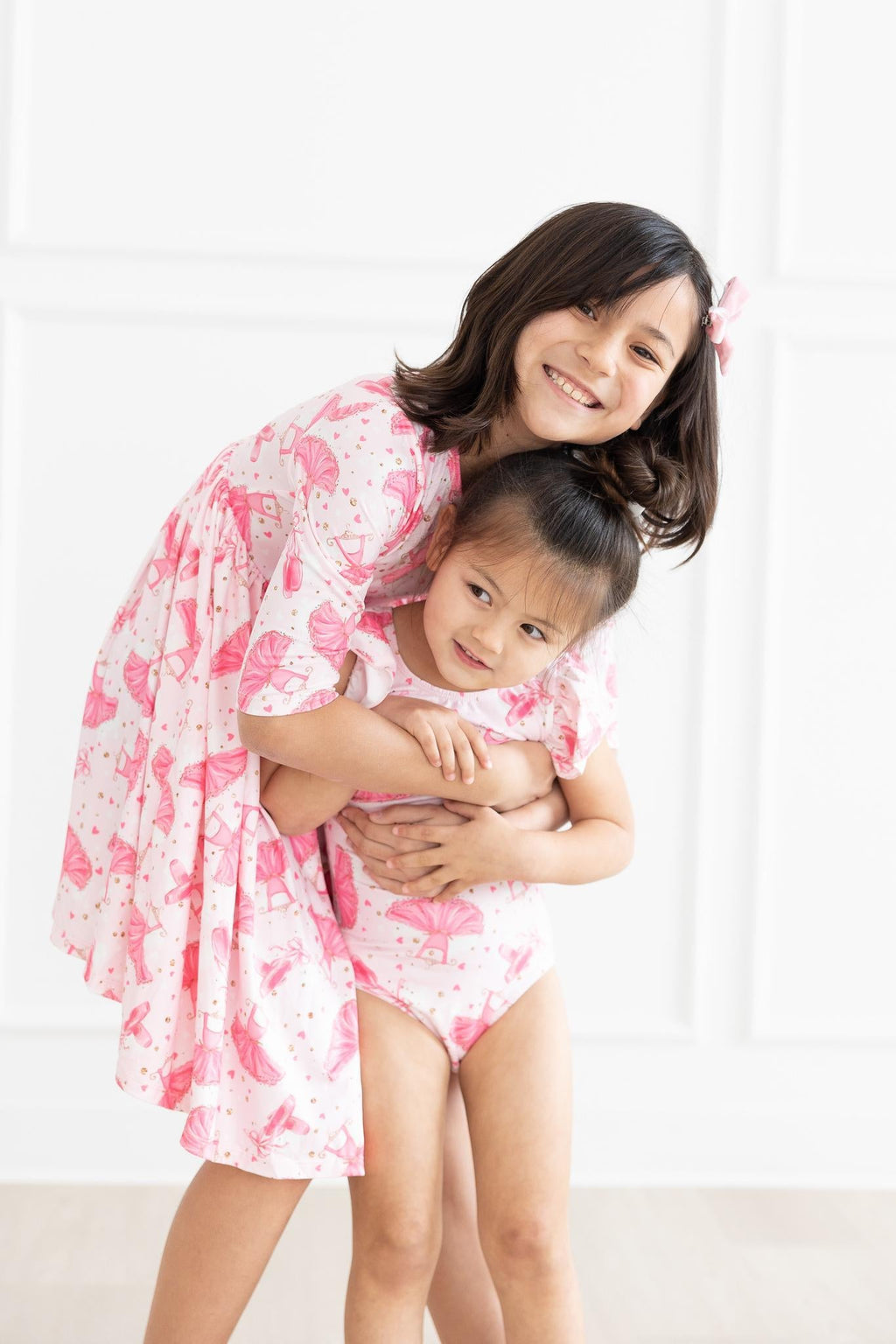Mila & Rose ® Pirouette 3/4 Sleeve Pocket Twirl Dress — back view
