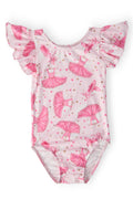Mila & Rose ® Pirouette S/S Flutter Sleeve Leotard — main product shot