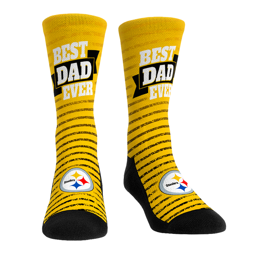 Rock 'Em Socks Rock 'Em Socks Pittsburgh Steelers - Best Dad Ever — main product shot