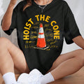 Pittsburgh Baseball "Hoist The Cone" Signatures T-Shirt – Fan-Favorite Black and Gold Graphic Tee, Premium 100% Cotton Steel City Baseball Top, Soft Lived-In Heavyweight North Shore Legend Shirt, Made in USA