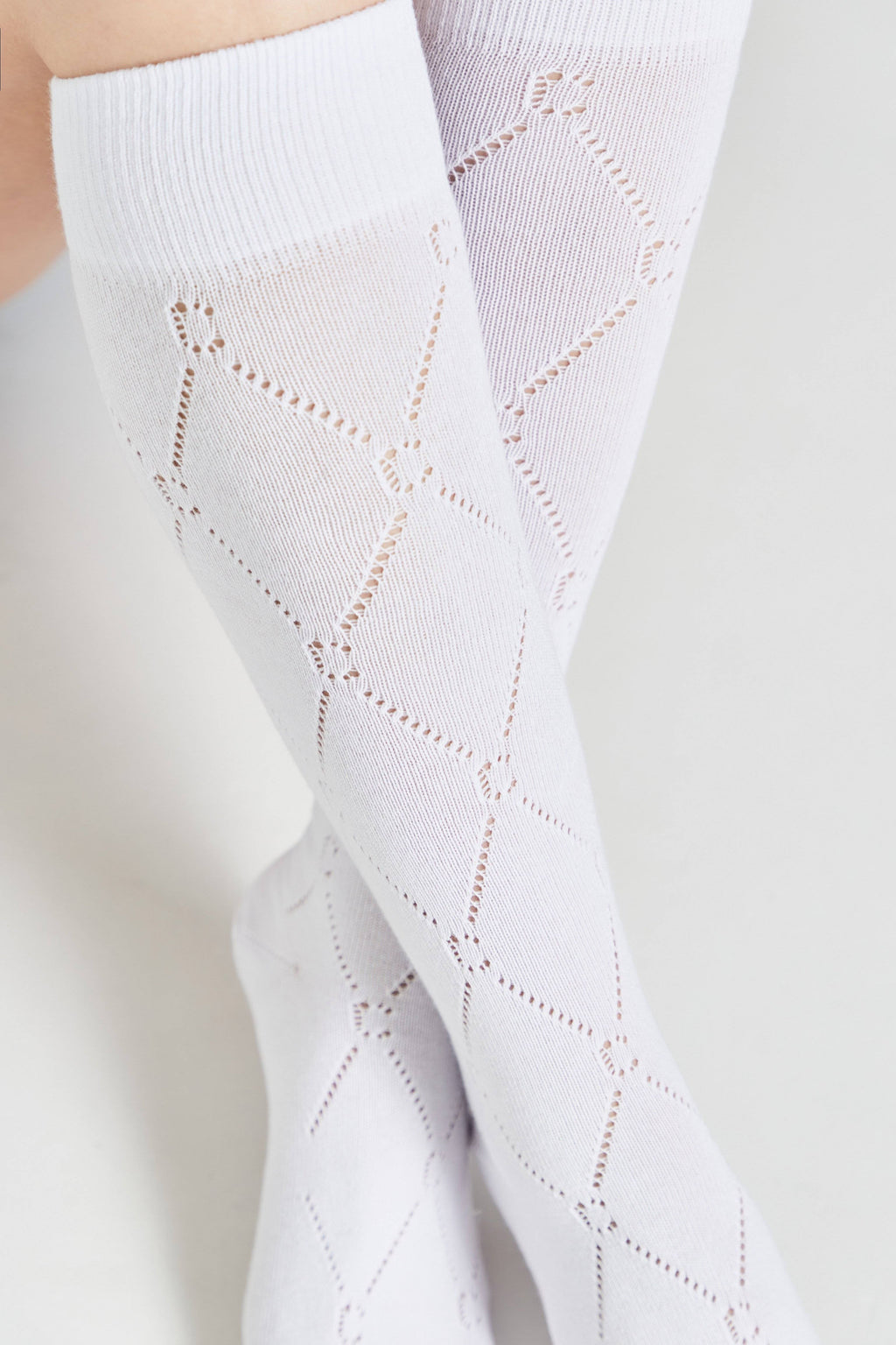 TheRanok.com Cotton Knee Highs Conte Classic 007 — detail close-up