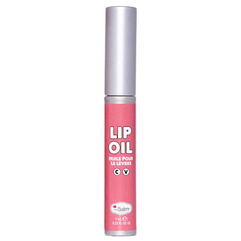 theBalm Little Red Corvette Lip Oil: High-Shine, Non-Sticky, Long-Lasting Tinted Lip Gloss for Glamorous Lips
