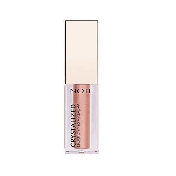 Note Cosmetics Crystalized Liquid Eyeshadow: High Pigment, Long-Lasting Metallic Matte Eye Makeup - Intense Color, Creamy Smooth Application