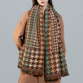 KADOU BOUTIQUE Plaid Cozy Scarf — main product shot