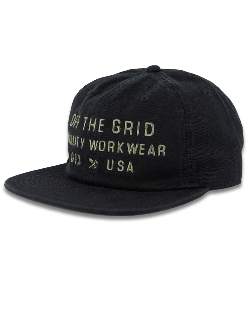 Off The Grid Surplus Plated Hat — detail close-up