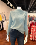 KADOU BOUTIQUE Pleated Rose Top — main product shot