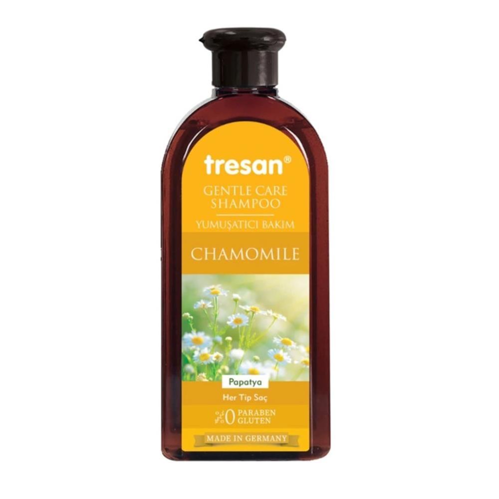 Tresan Chamomile Extract Moisturizing Shampoo for All Hair Types - Gentle Care for Colored Hair by Beauty Care Bag