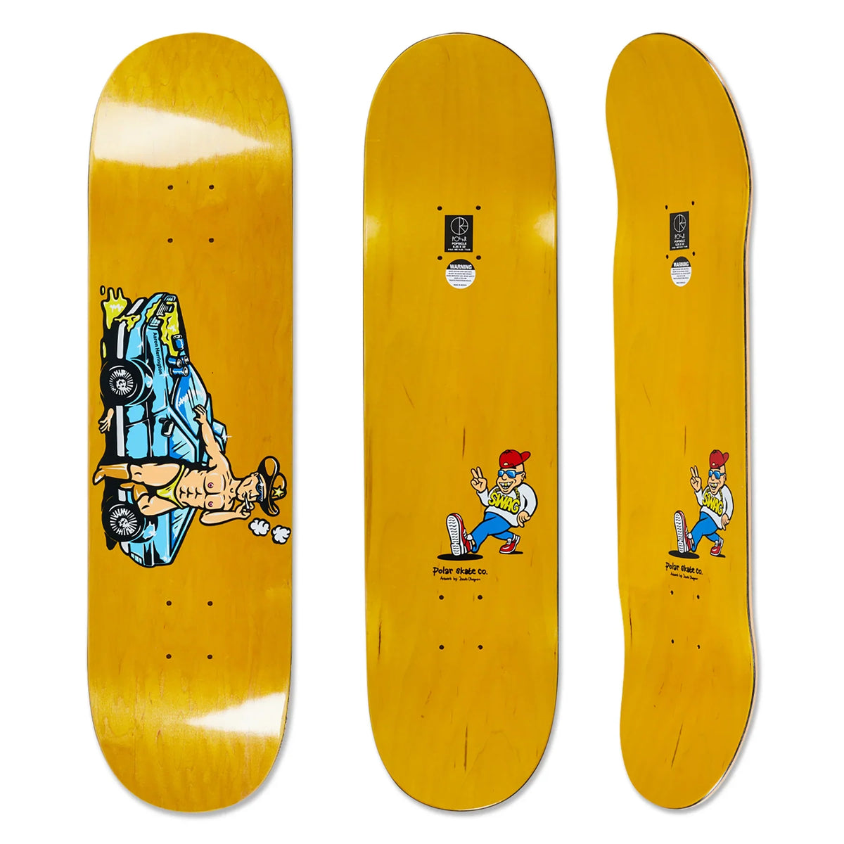 Polar Aaron Herrington Cowboy Cop Deck - 8.625" by Skates USA