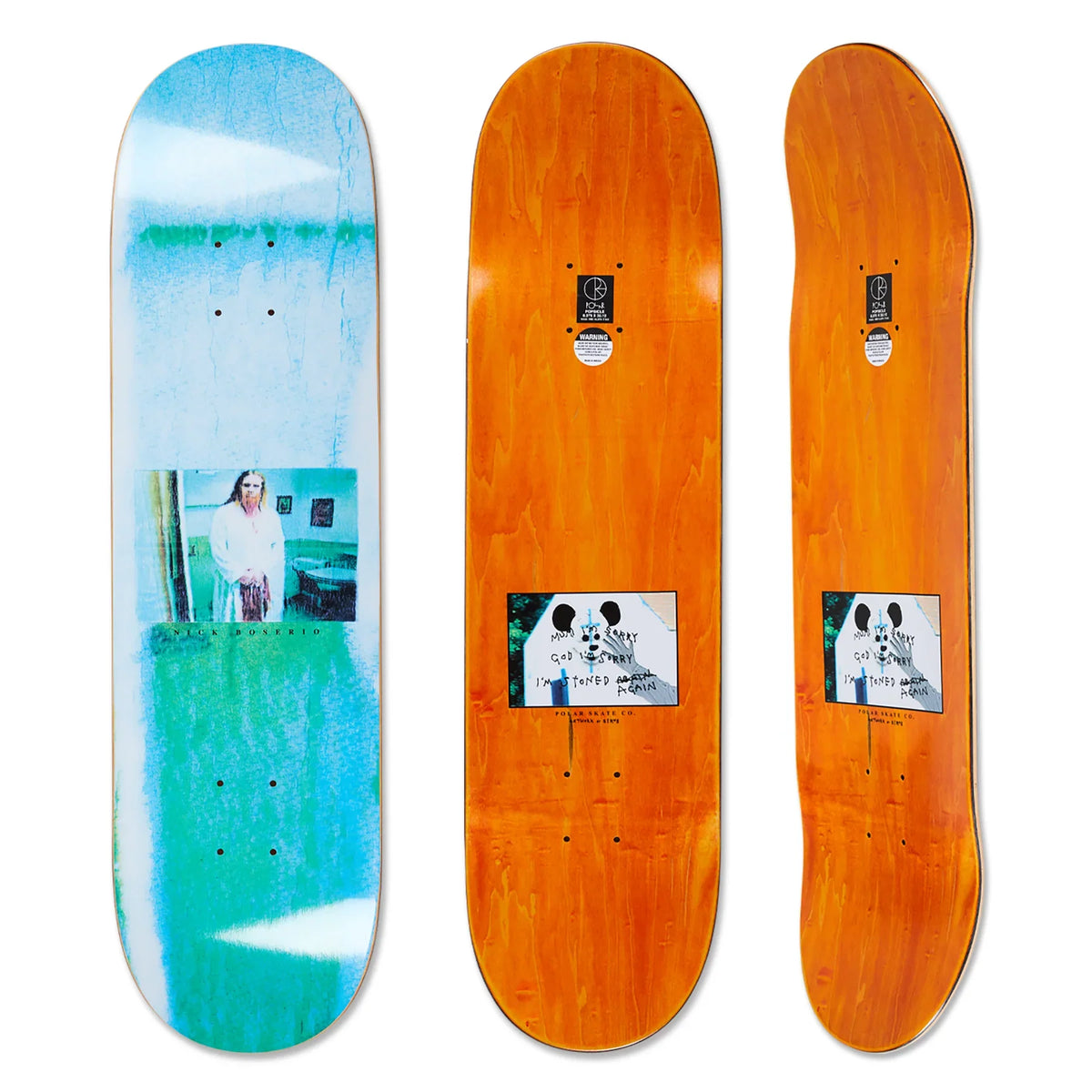 Polar Nick Boserio Jesus Deck - 8.5" by Skates USA