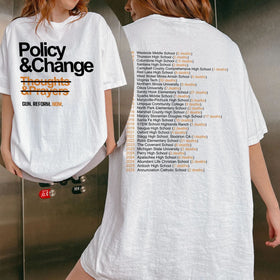 "Policy & Change" Gun Reform T-Shirt