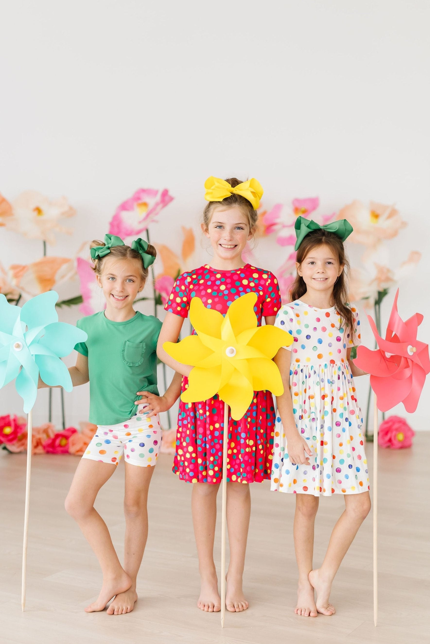 Mila & Rose ® Polka Dot Party S/S Pocket Twirl Dress — alternative angle