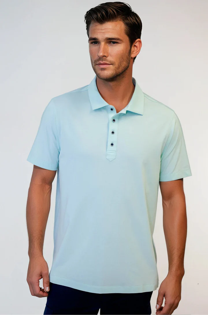 Buki Buki Cinqo Polo 2-Pack - White/Julep — lifestyle context