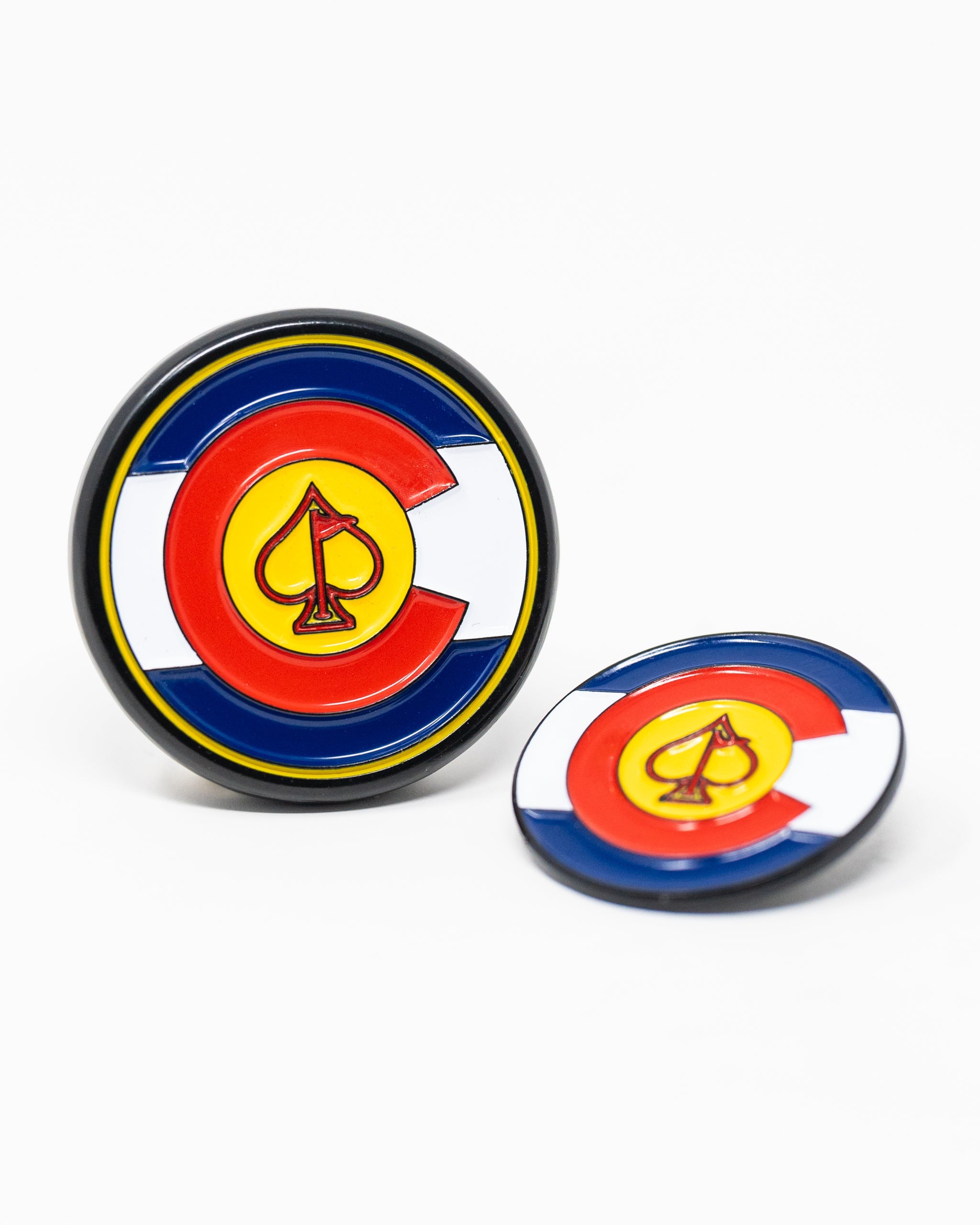 Pop Out Medallion Ball Marker - Colorado – Pins and Aces, view 10