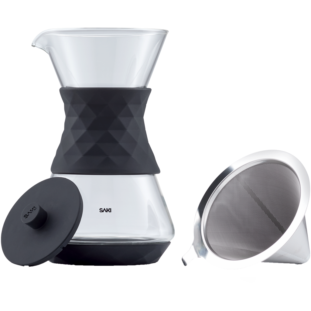 Pour-Over Glass Coffee Maker – SAKI, view 4