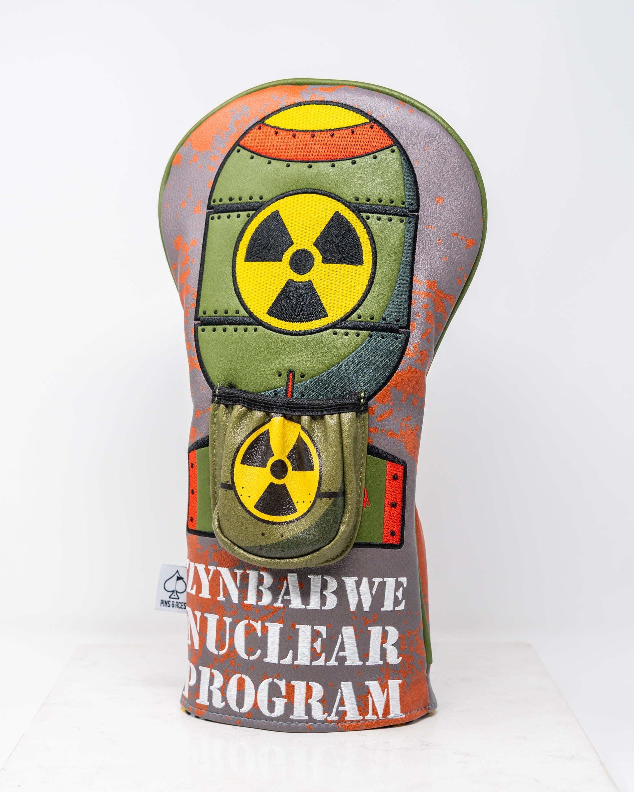 Pins and Aces Zynbabwe Nuclear Program - Driver Cover — back view