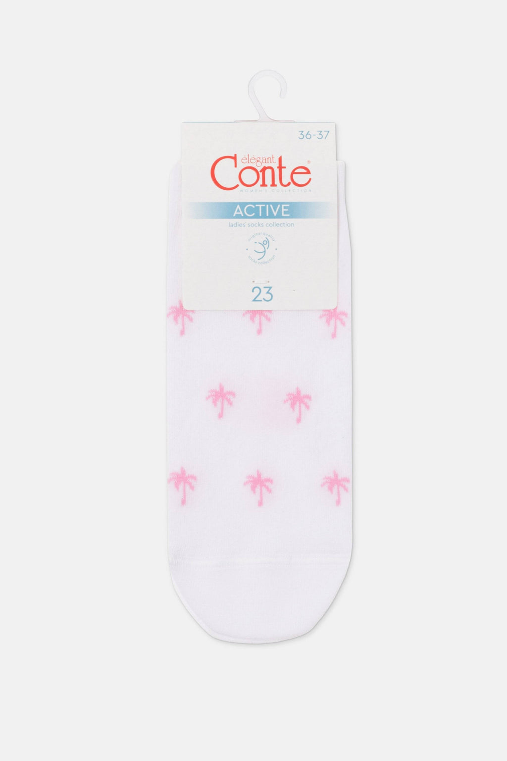 TheRanok.com Cotton Ankle Socks Conte Active - 589 Palm Trees — feature highlight