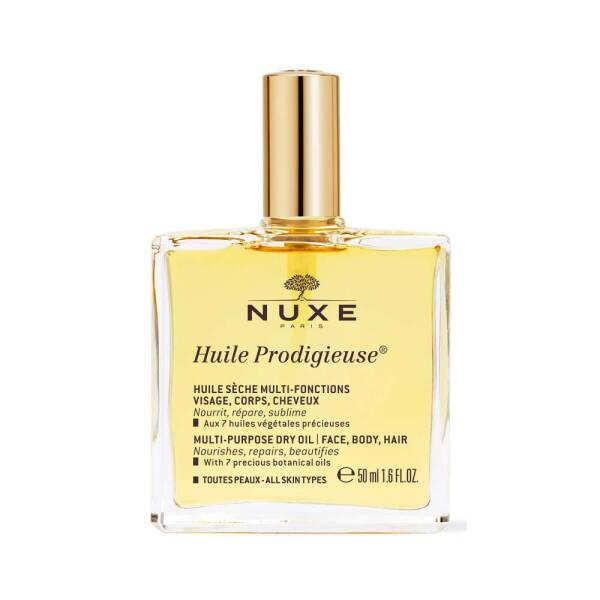 Nuxe Huile Prodigieuse Nourishing Dry Oil for Face, Body, and Hair - Natural, Multi-purpose Skincare & Haircare