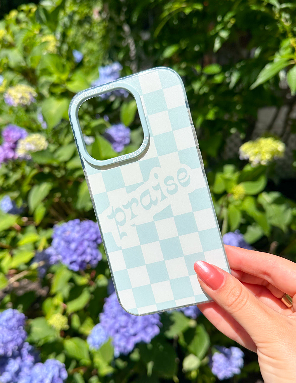 Elevated Faith Praise Phone Case — side view