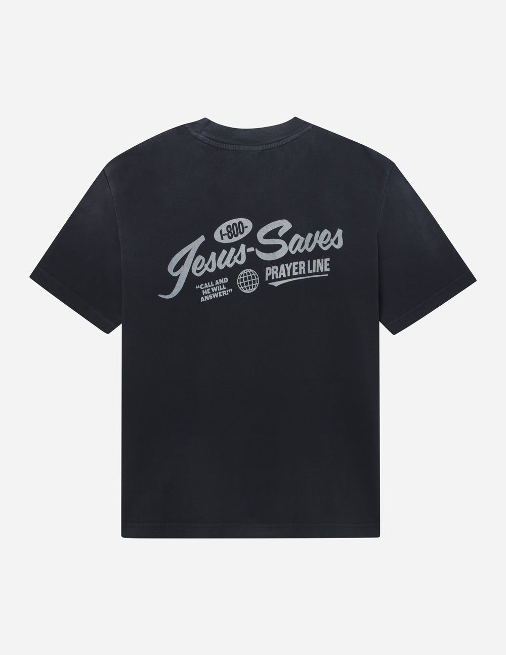 Elevated Faith Prayer Line Unisex Tee — fabric or material detail