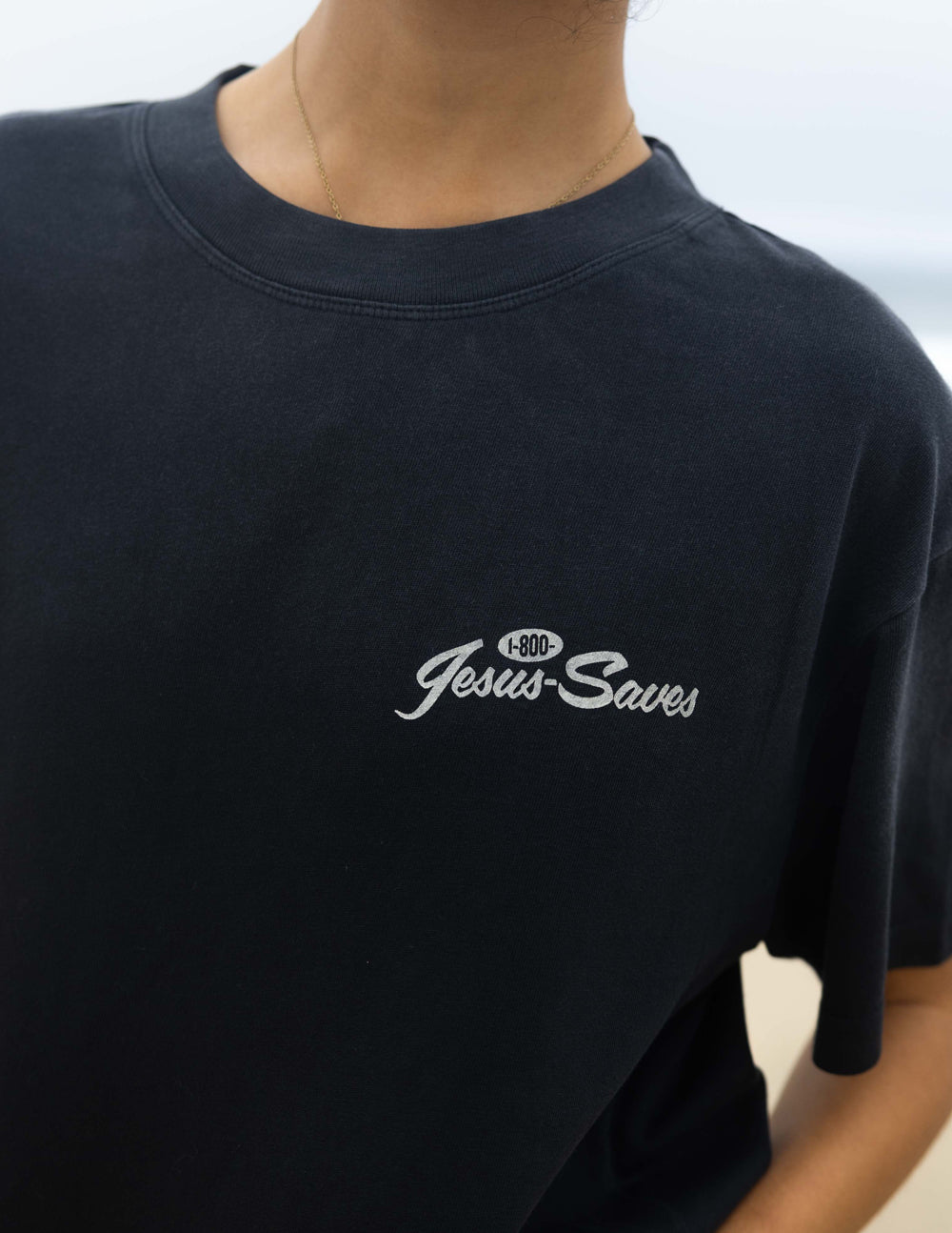 Elevated Faith Prayer Line Unisex Tee — detail shot 6