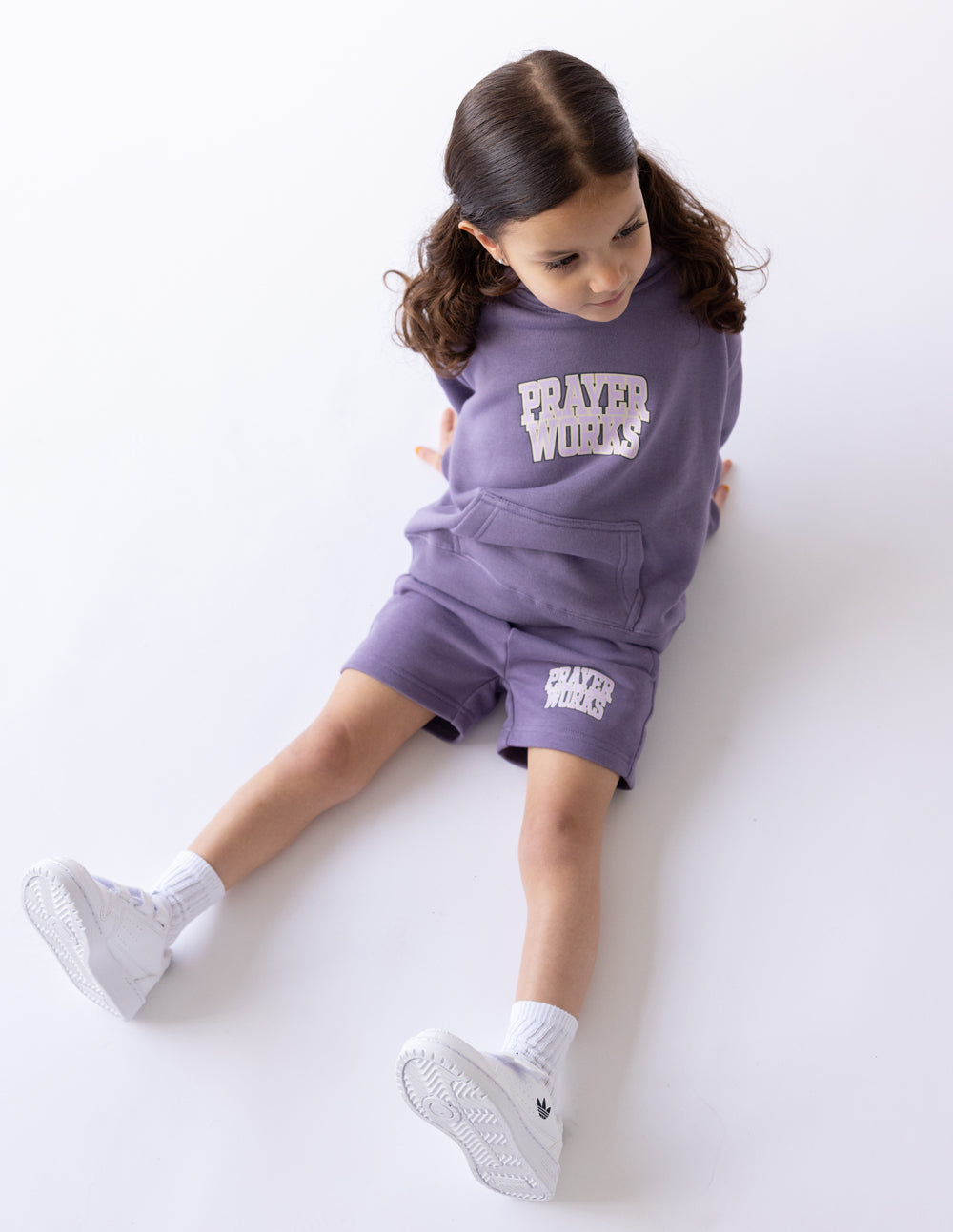 Elevated Faith Prayer Works Kids Short — main product shot