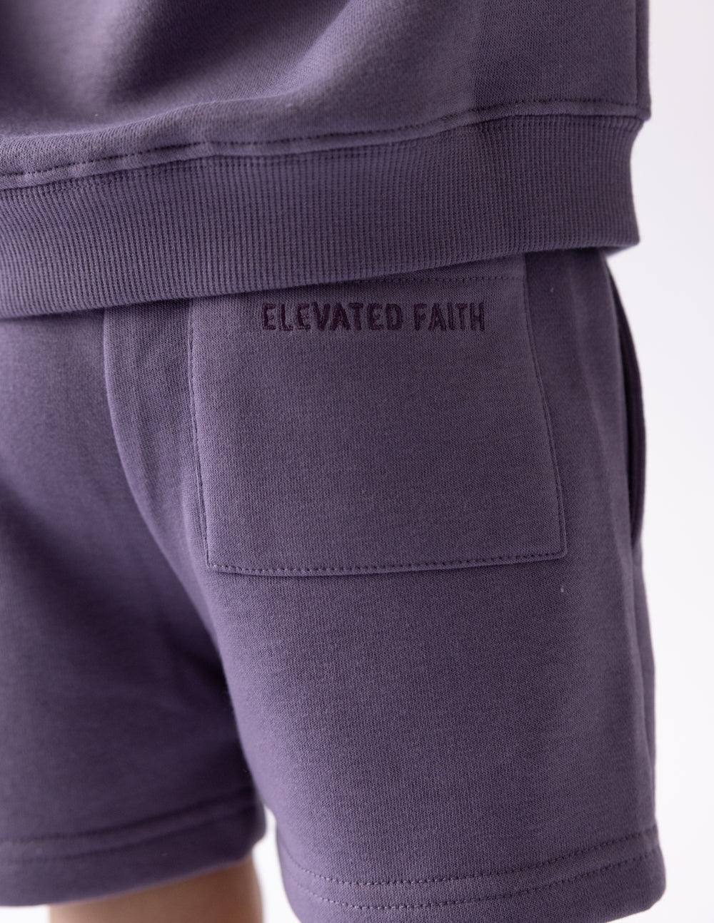 Elevated Faith Prayer Works Kids Short — lifestyle context