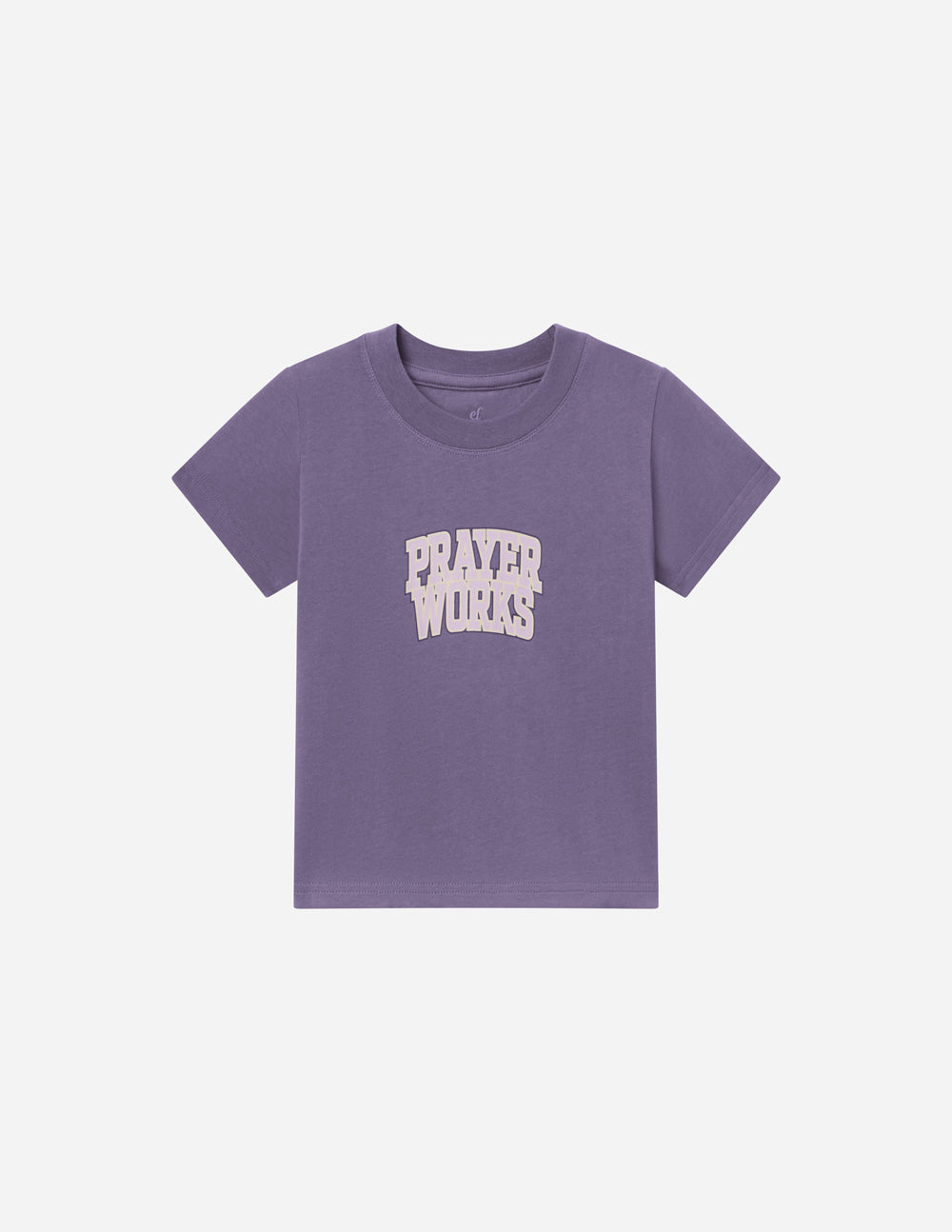 Elevated Faith Prayer Works Kids Tee — packaging