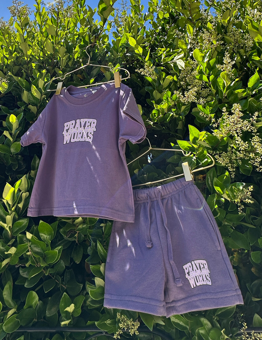 Elevated Faith Prayer Works Kids Tee — size reference