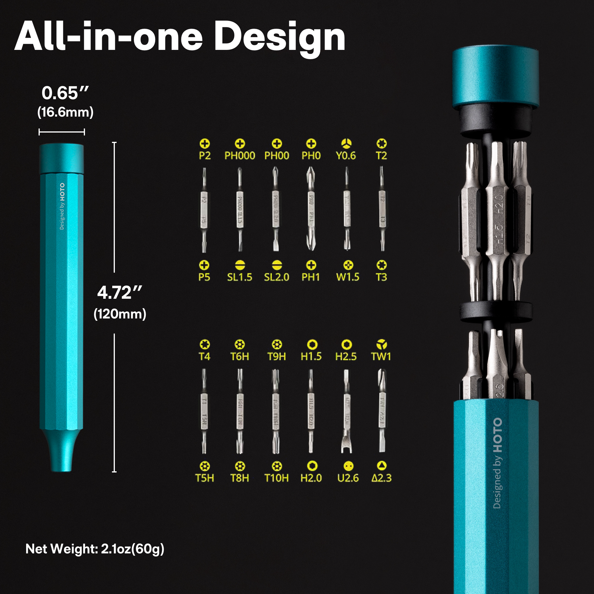 Precision Screwdriver Pen (Manual) – HOTO, view 7