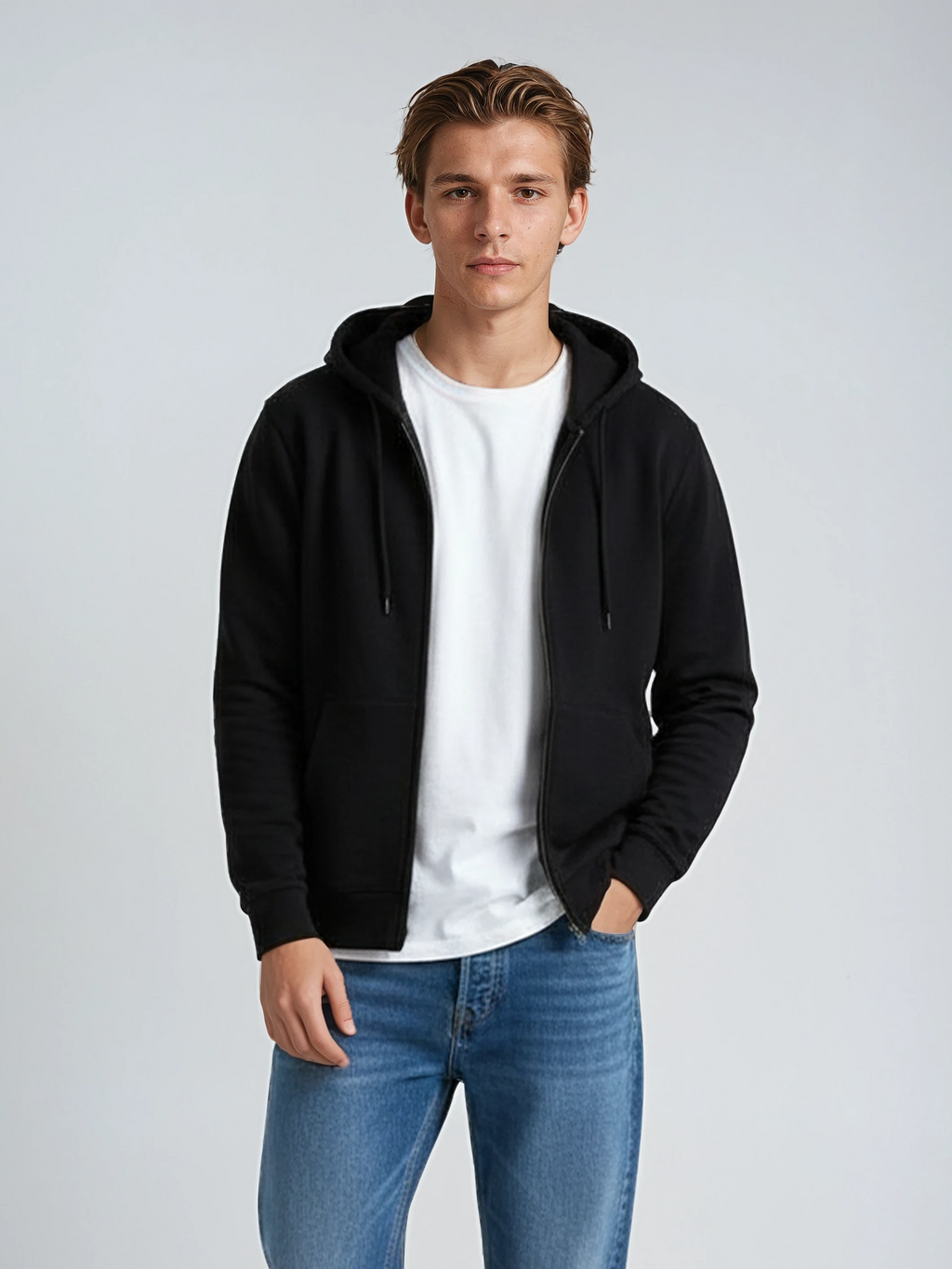 Zip Hoodie Midweight P2008 – SpectraUSA, view 2