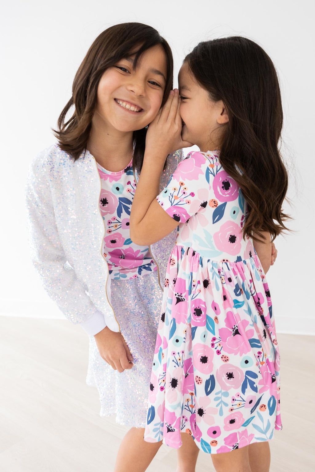 Mila & Rose ® Pretty in Purple S/S Pocket Twirl Dress — color detail