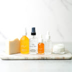 Pretty farm girl Anti-Aging Skincare Routine Essentials Kit — detail close-up