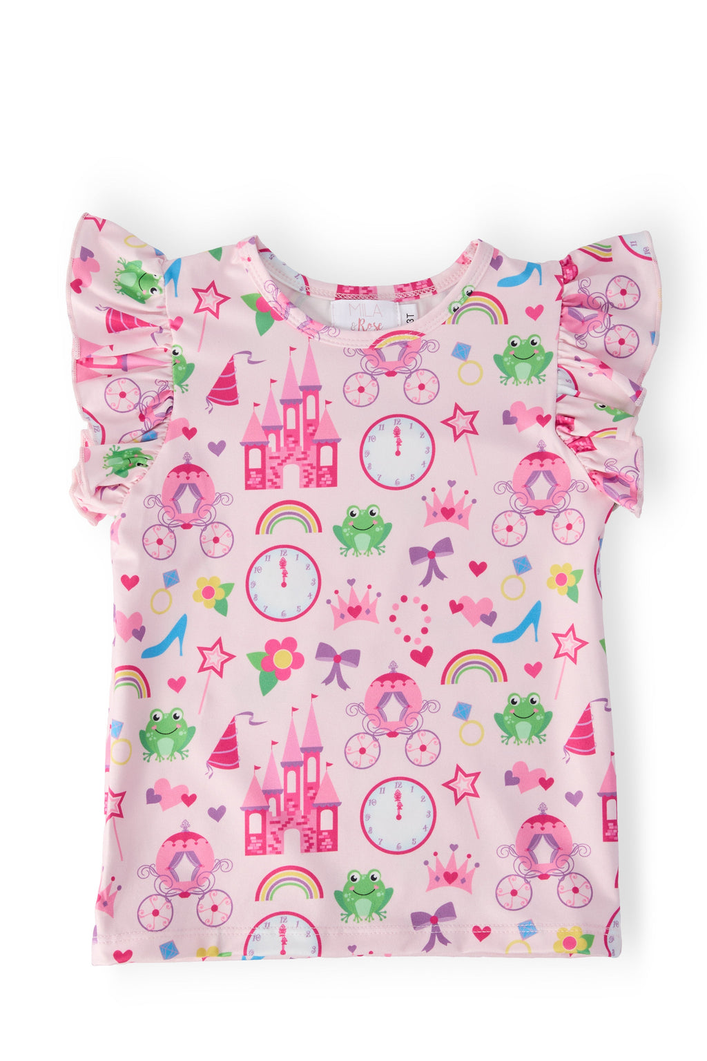 Mila & Rose ® Princess & the Froggie S/S Ruffle Tee — main product shot