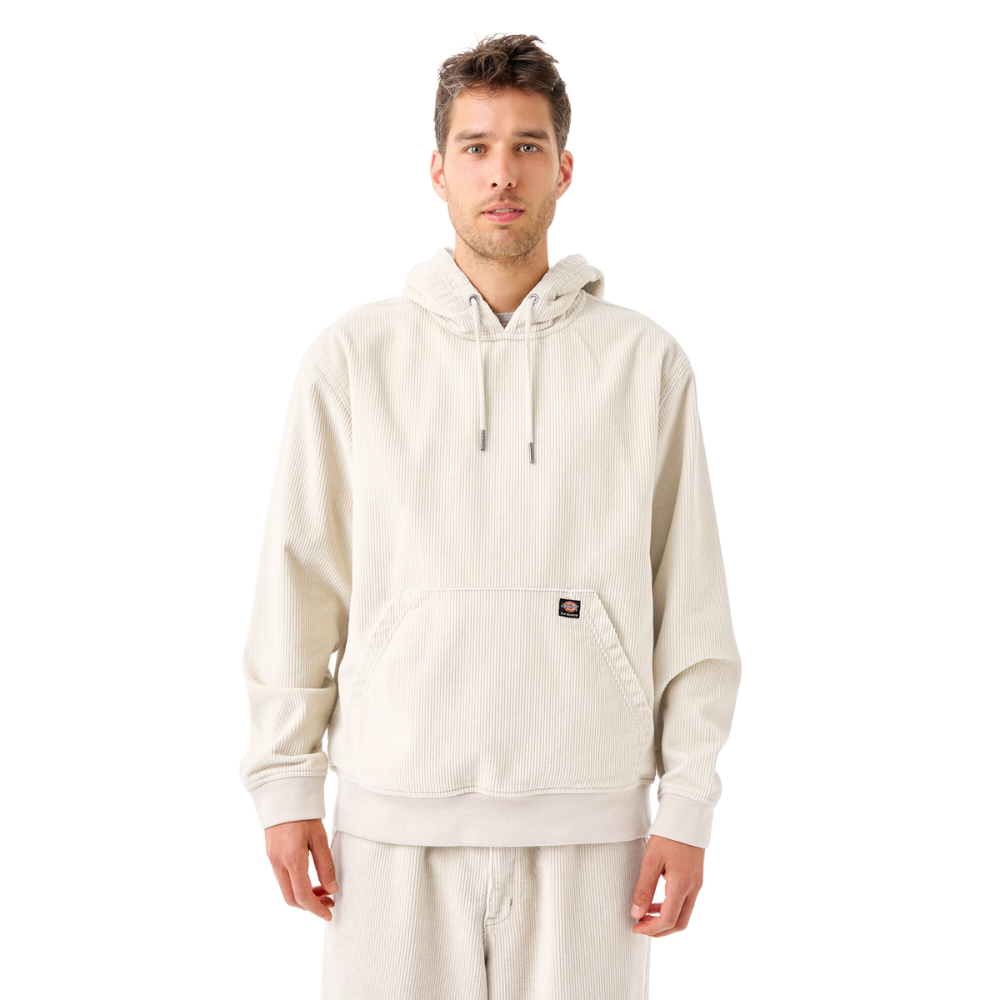 Dickies Tom Knox Corduroy Hoodie - Fog by Skates USA